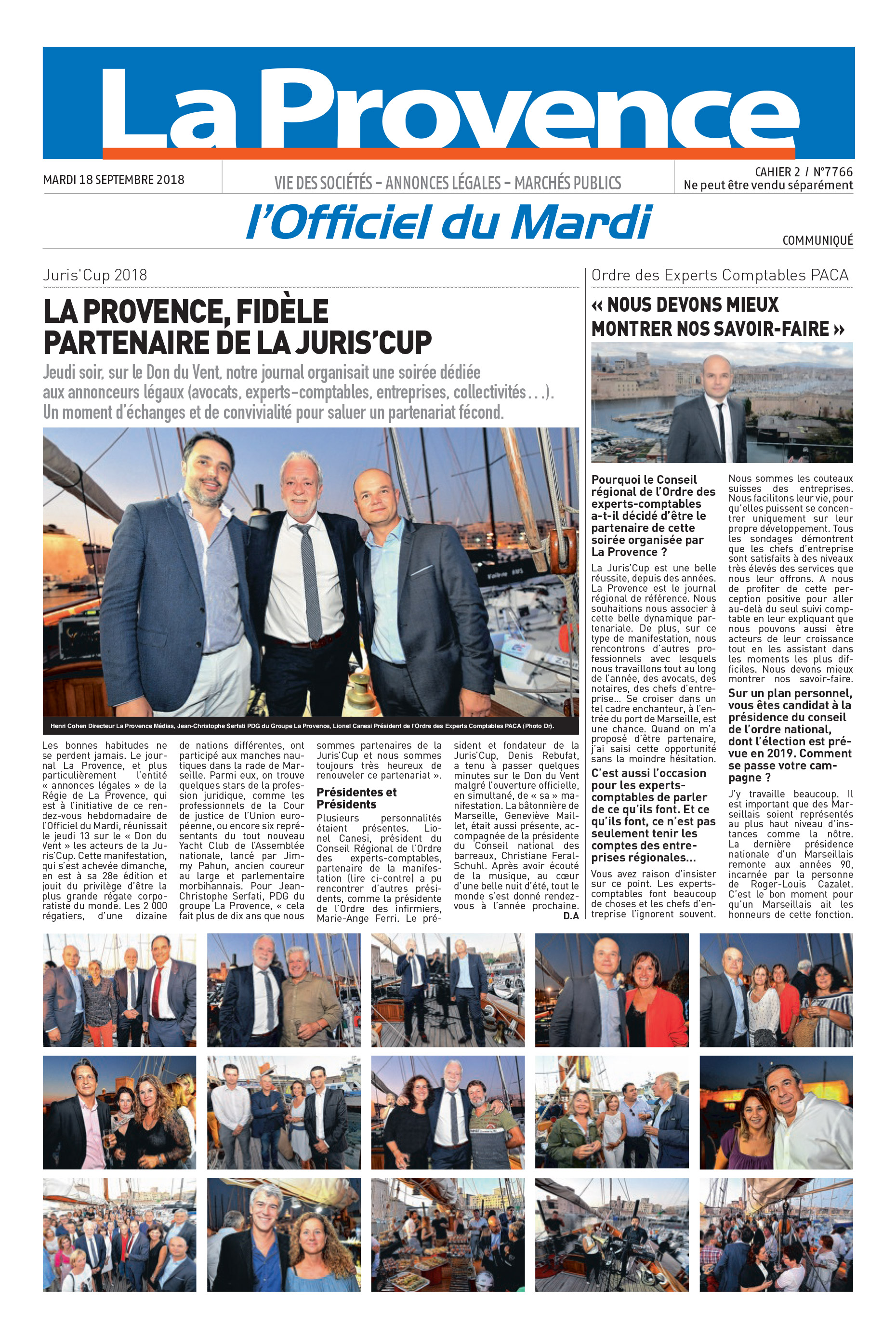 Expert Comptable - La Provence - JurisCup2018